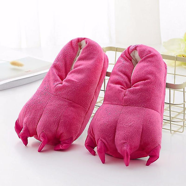 Stitch Vuxna Djur Onesies Vinter Kvinnor Pyjamas Jumpsuit Män Par Kostym Cosplay Flanell Tecknad nattkläder Pyjamas Hemkläder rose slipper 4T Height 90*100CM