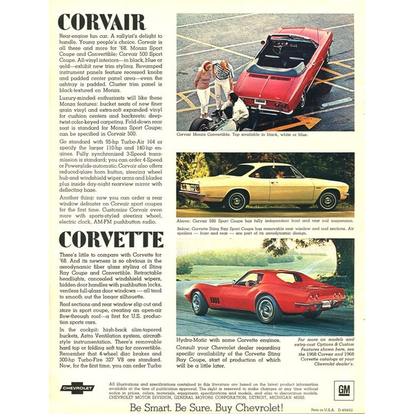 Chevrolet 1968 Hela Programmet