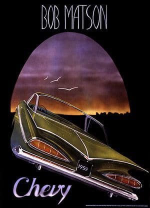 Chevy by Bob Matson - Auto Visions Poster Edition 50x70 cm