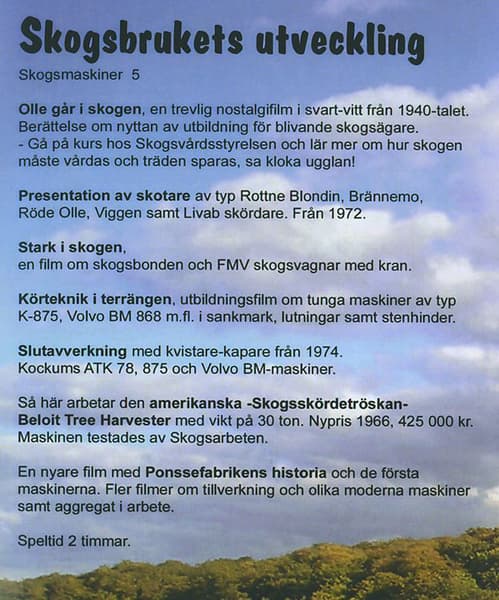 Skogsbrukets utveckling