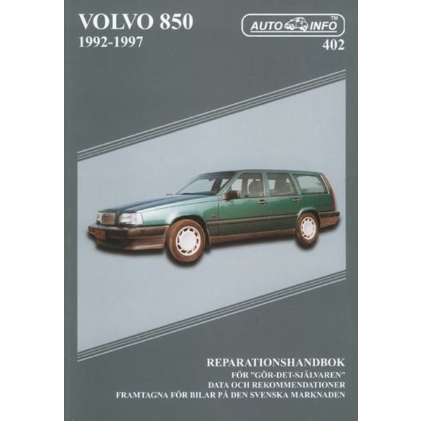 VOLVO 850 1992-1997 Svensk reparationshandbok