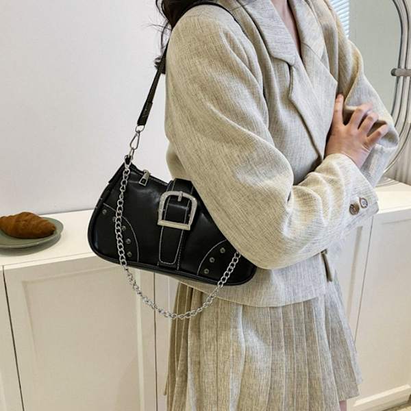 Nit Axelväska Crossbody Bag KAFFE - spot sales Coffee