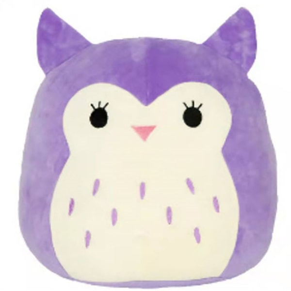 20-25 cm Squishmallow Pillow Pehmolelu PURPLE OWL - varastossa