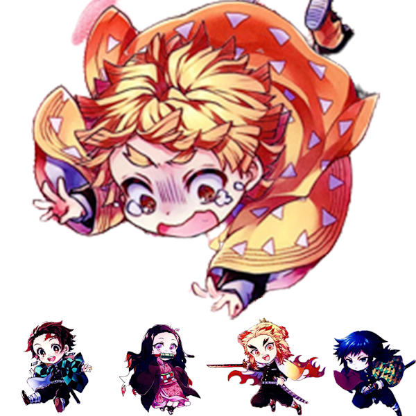 Kimetsu ingen Yaiba nyckelring nime Nyckelringar Hängande prydnad - high quality A