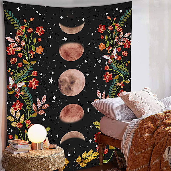 Månblomma Vardagsrum Sovrum Dekorativt gobeläng - on stock 150*130cm