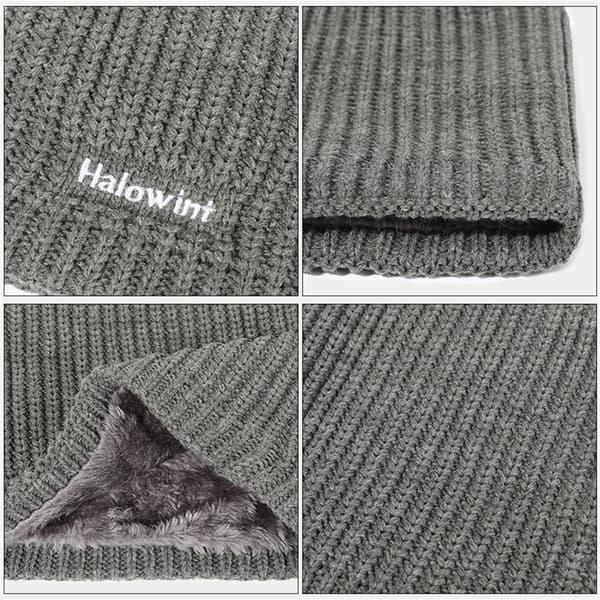 Knitted Neck Damask Neck Warmer GREY - varastossa grey