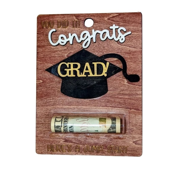 Graduation Money Holders Graduation Card RÖTT - on stock Red