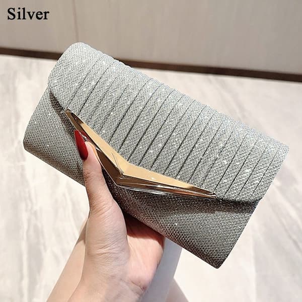 Evening Bags Dinner Bag SILVER - spot sales silver