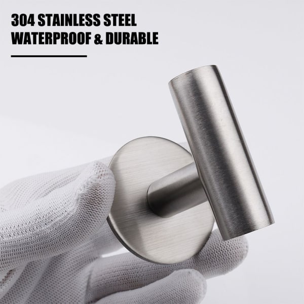 1/2/4PCS Itsekiinnittyvät päällyskoukut SILVER - varastossa silver 2PCS