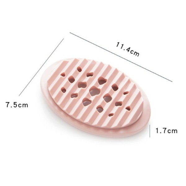 Tvålhållare Skål Badrum Dusch Förvaringslåda Behållare Case - on stock White