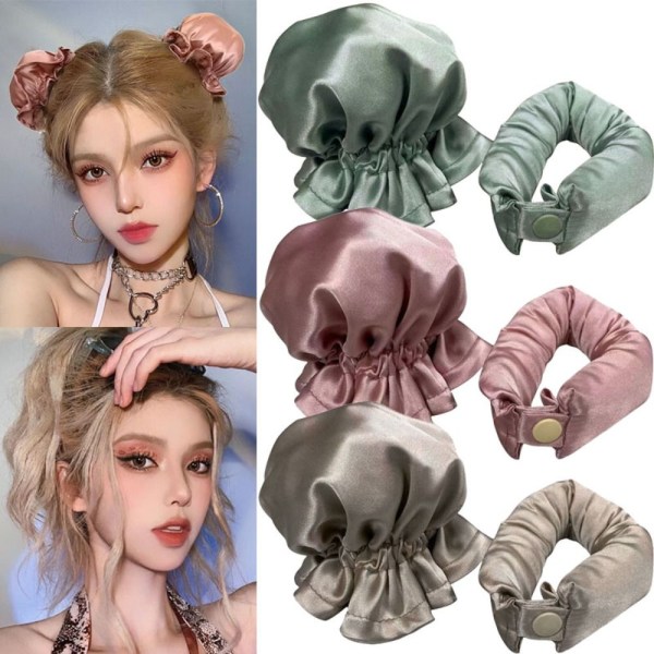 Heatless Curl Stick Wave Form Curl Rod BEIGE - varastossa beige