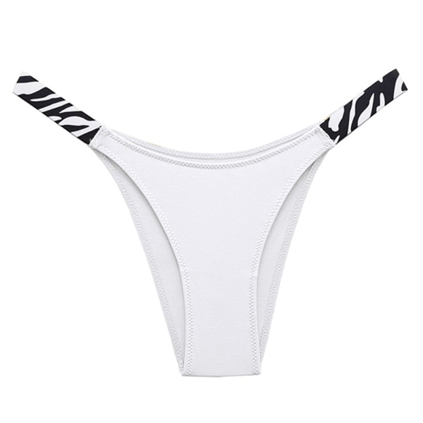 Dam Mid Waist String Sport Trosor Bomull Underkläder String - high quality white S