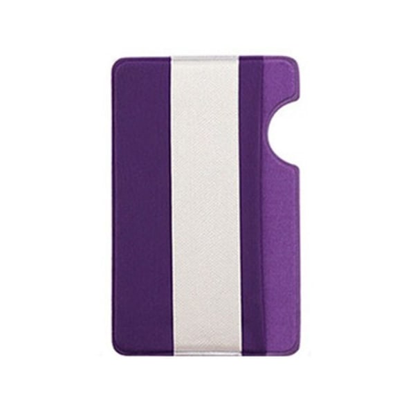 2 kpl Business Credit Pocket Phone Takakorttikotelo PURPLE - korkea laatu Purple