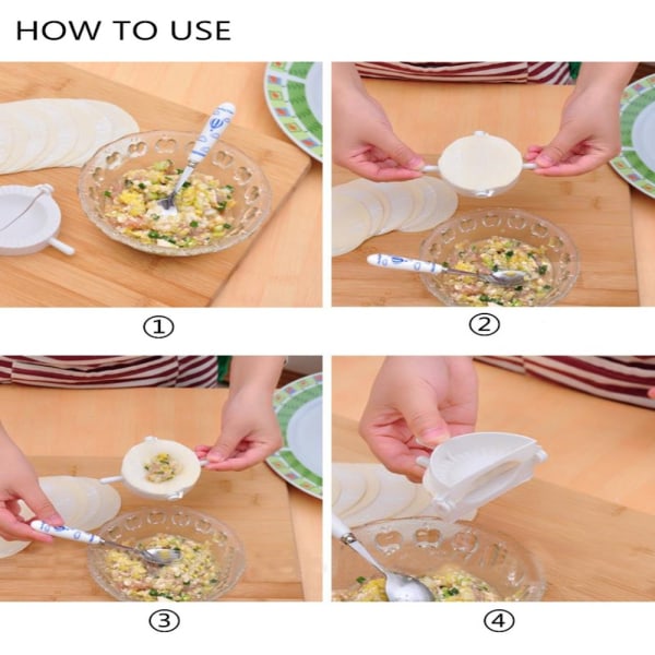 DIY Dumpling Maker Dumpling Form Dumpling Machine - varastossa 3pcs