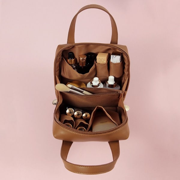 Kosmetikväska Förvaringspåsar BRUN - high quality brown