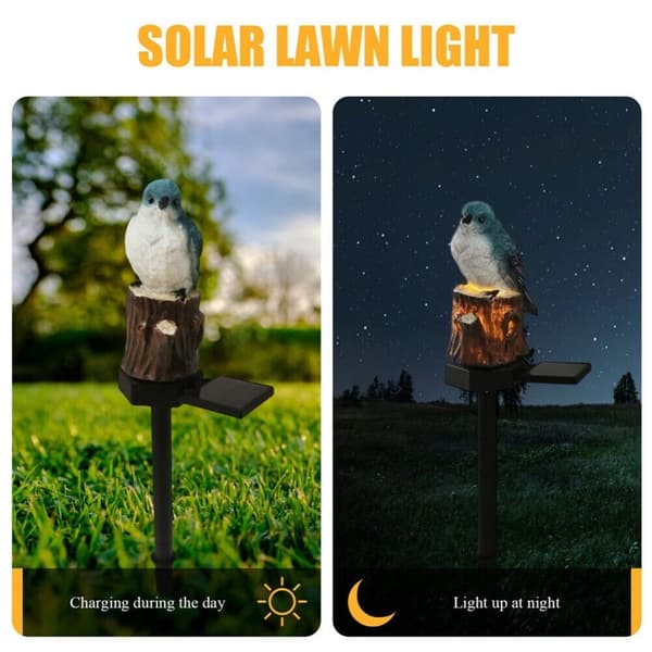 Gräsmatta Lampor Solar Ground Plug Light OWL - high quality Owl