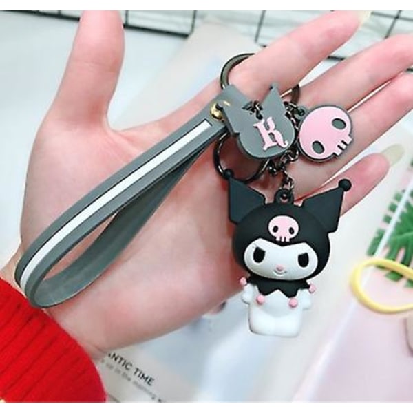 Sanrio Nyckelring Kitty Keroppi Badtz Pom Purin Chinnamoroll Kuromi Key - stock Melody