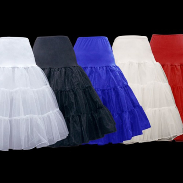 Tutu Kjol Kristall Gaze Underklänning Bröllopsklänning RÖD - on stock red