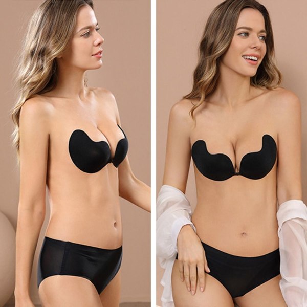 Invisible Bras Underkläder SVART D - stock black D-D
