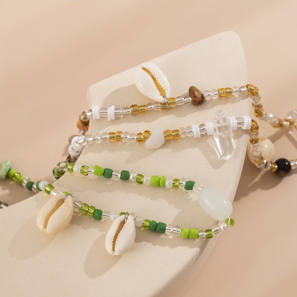 Bohemia beaded midjekedja Shell Stone midjeband Body Smycken - on stock