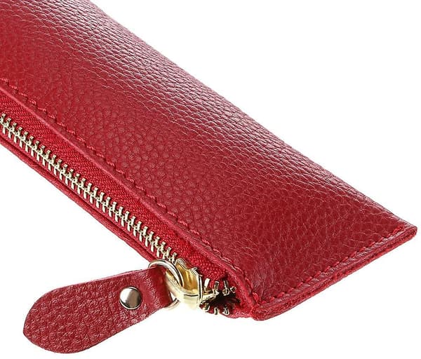 Läder Pennfodral Case Pappersväska - stock