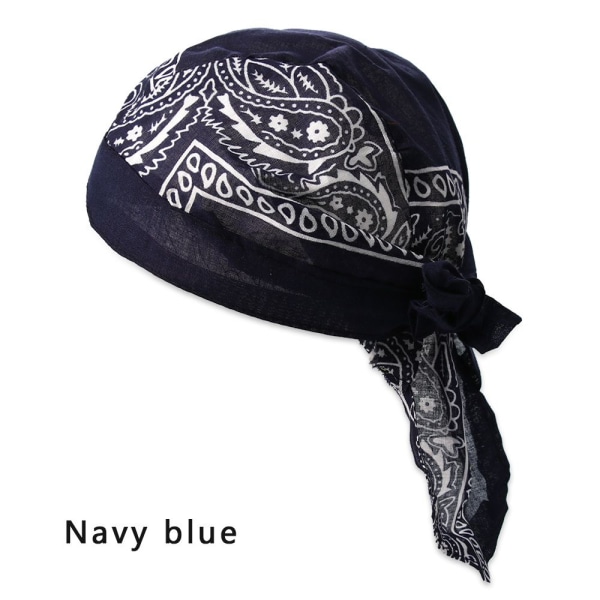 Pirate cap MuslimTurban Headscarf Nuuska nenäliina NAVY BLUE - spot-myynti