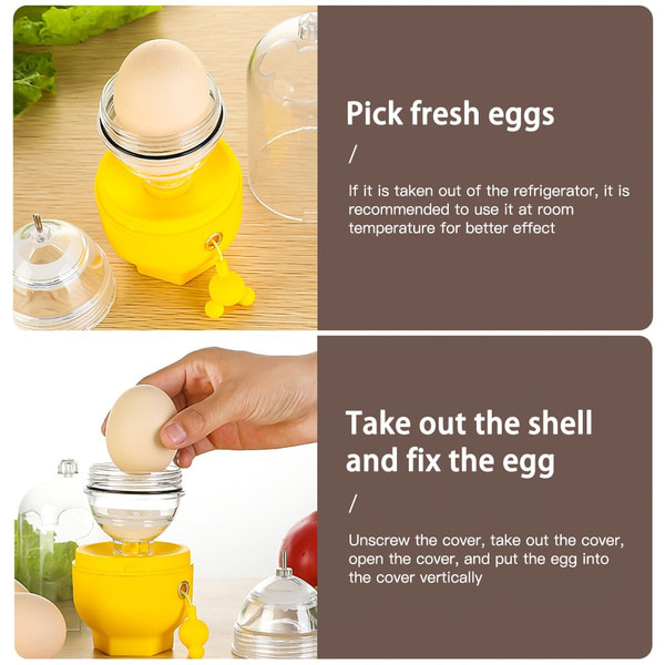 Äggulamixer - Portabel Egg Scrambler Shaker - spot sales