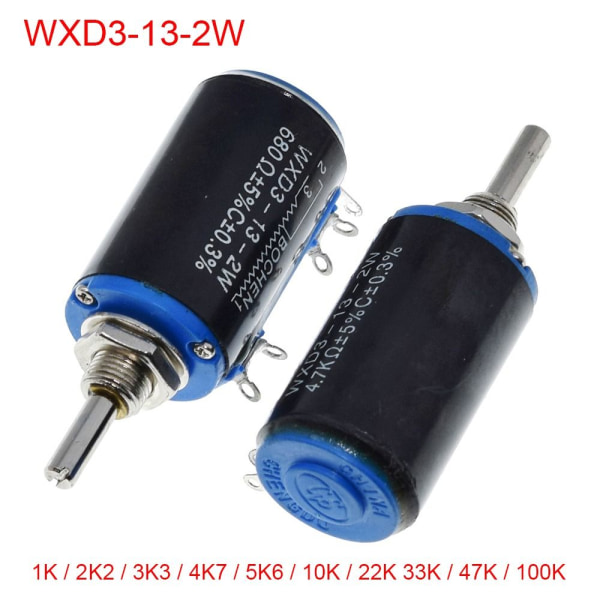 2st Multiturn Potentiometer WXD3-13-2W 2PCS 5K6 - high quality 2pcs 5K6