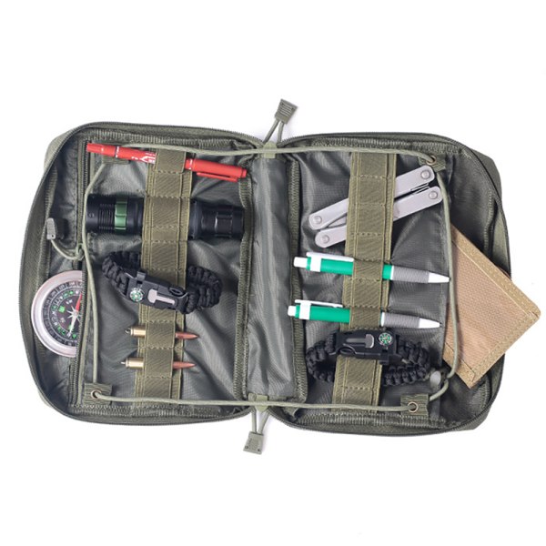 Tactical Outdoor Sports Survival Utility EDC Tool Bag - varastossa ACU