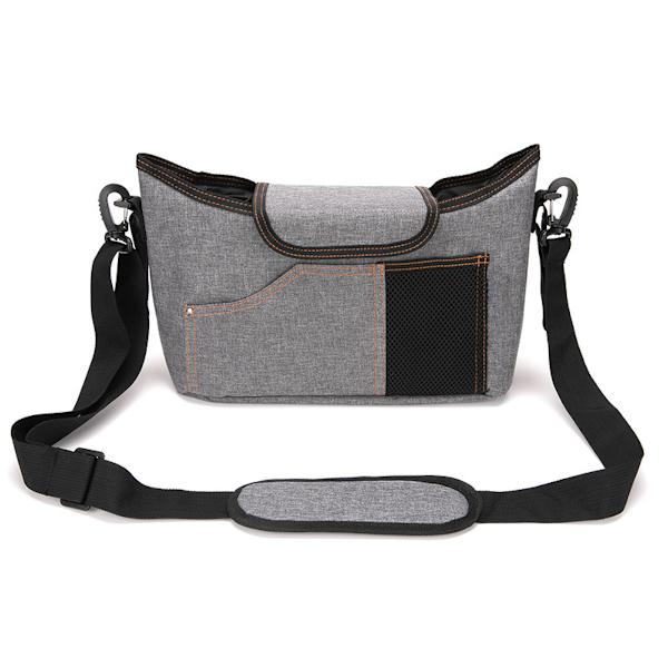 Barnvagnsväska Buggy Organizer Barnvagnsförvaringsväska - high quality grey