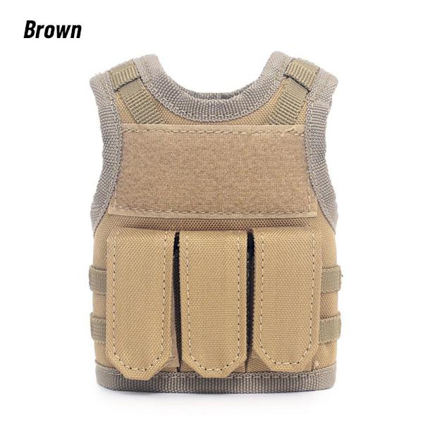 Molle Väst Ölflaskväst BRUNT Brown - spot försäljning Brown