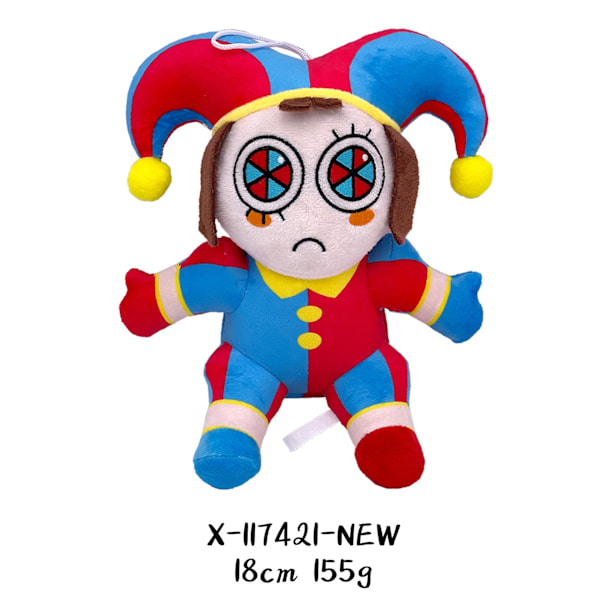 Magiska Digitala Cirkusen Animation Clown Kanin Plyschdocka Barnpresent Gangle Gangle
