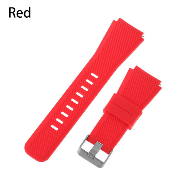 För Huawei Watch GT/GT2 Watch Band Silikonband 22mm Rem RÖD - spot sales red