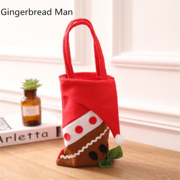 Presentpåsar Jul PEPPARKAKSMAN - on stock