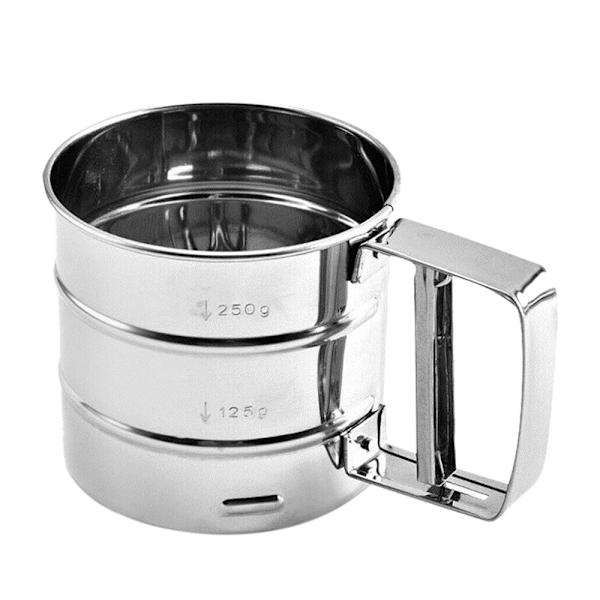 Mesh Mjöl Sil Cup Pulver Sil SILVER - spot försäljning silver