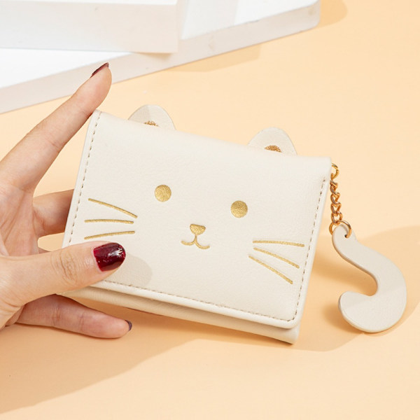 Wome Lady Wallet Vetoketjullinen lompakko VALKOINEN - spot-ale White