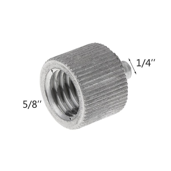 Praktisk skruvadapter 5/8 till 1/4 gängad adapter för mininivå - high quality