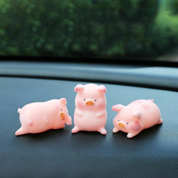 Bil backspegelhänge Lucky Piggy hängande prydnadsdekor - stock