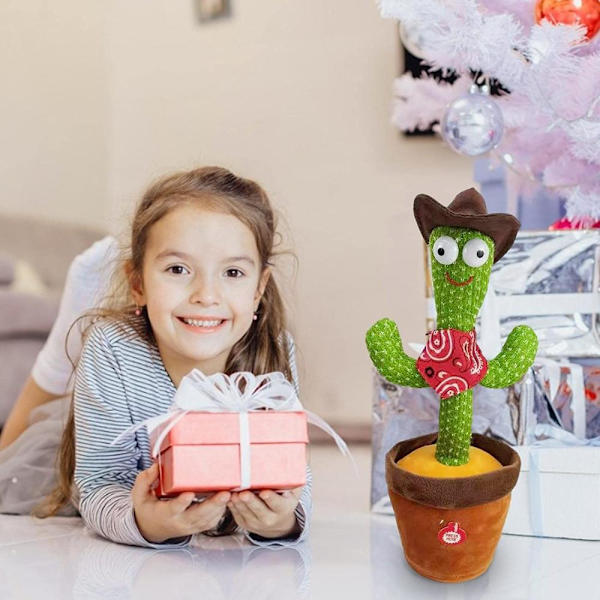 Singing Dancing Repeating Talking Cactus Toy - varastossa 2