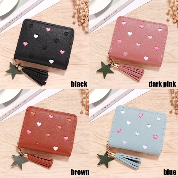 Pieni lompakko Lyhyt lompakko PINK - spot ale pink