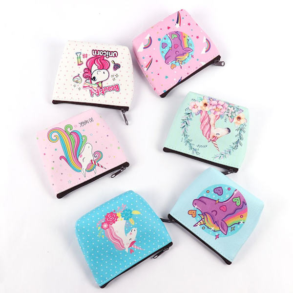 Unicorn myntväska Flamingo Mini-plånbok UNICORN 6 - high quality