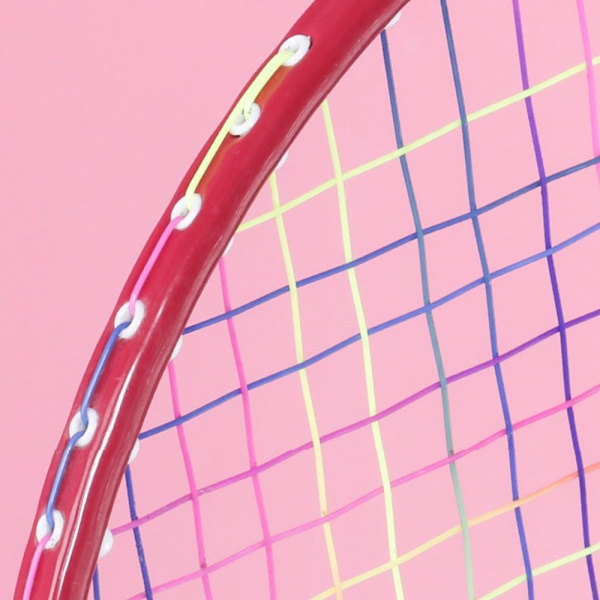 1 Set Barn Badmintonracket Dubbelracket ROSA - spot försäljning pink