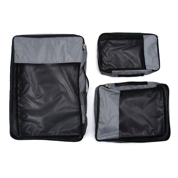 2kpl Packing Cubes Matkalaukkujen järjestäjä MUSTA - varastossa black