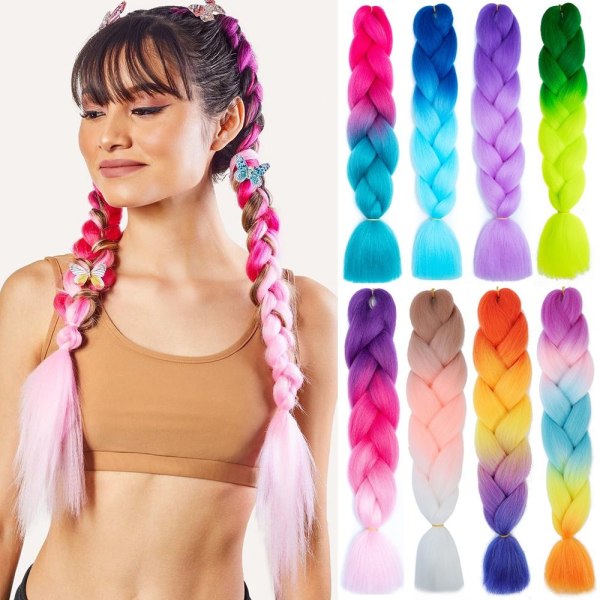 Jumbo Braid Braiding Hair Extension - laadukas 4