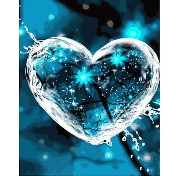 Diamond Painting DIY 5D Diamantmålning - 30x40cm-heart - high quality