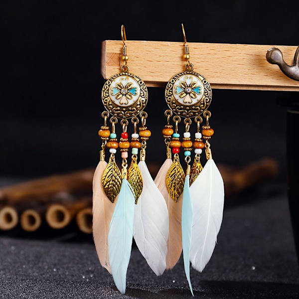 Dangle Earrings Tassel Beads Korvakorut - spot ale 7