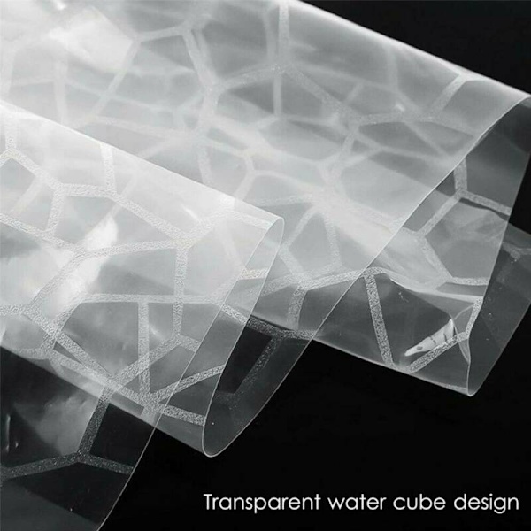Duschdraperi Vattentät 3D Water Cube Clear Badrum - on stock