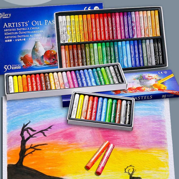 Ammattimainen öljypastelli taiteilijalle Soft Graffiti Crayon Creative Drawing kynä - varastossa 15 Colors