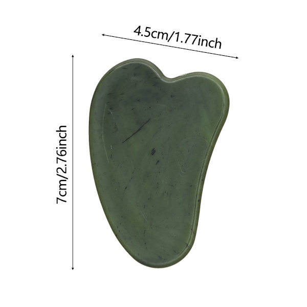 Guasha Board Rose Quartz GRÖN - high quality green