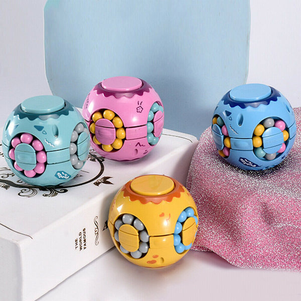 Magic Cube Little Magic Bean Roterande kub Kid Stress Relief Toy - on stock Lilac